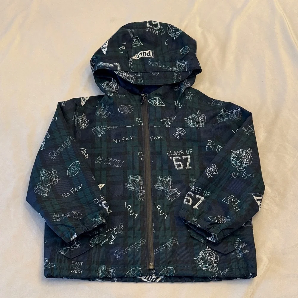 Polo Ralph Lauren P-Layer 1 Water-Repellent Hooded Jacket, sz 3T (Unisex)